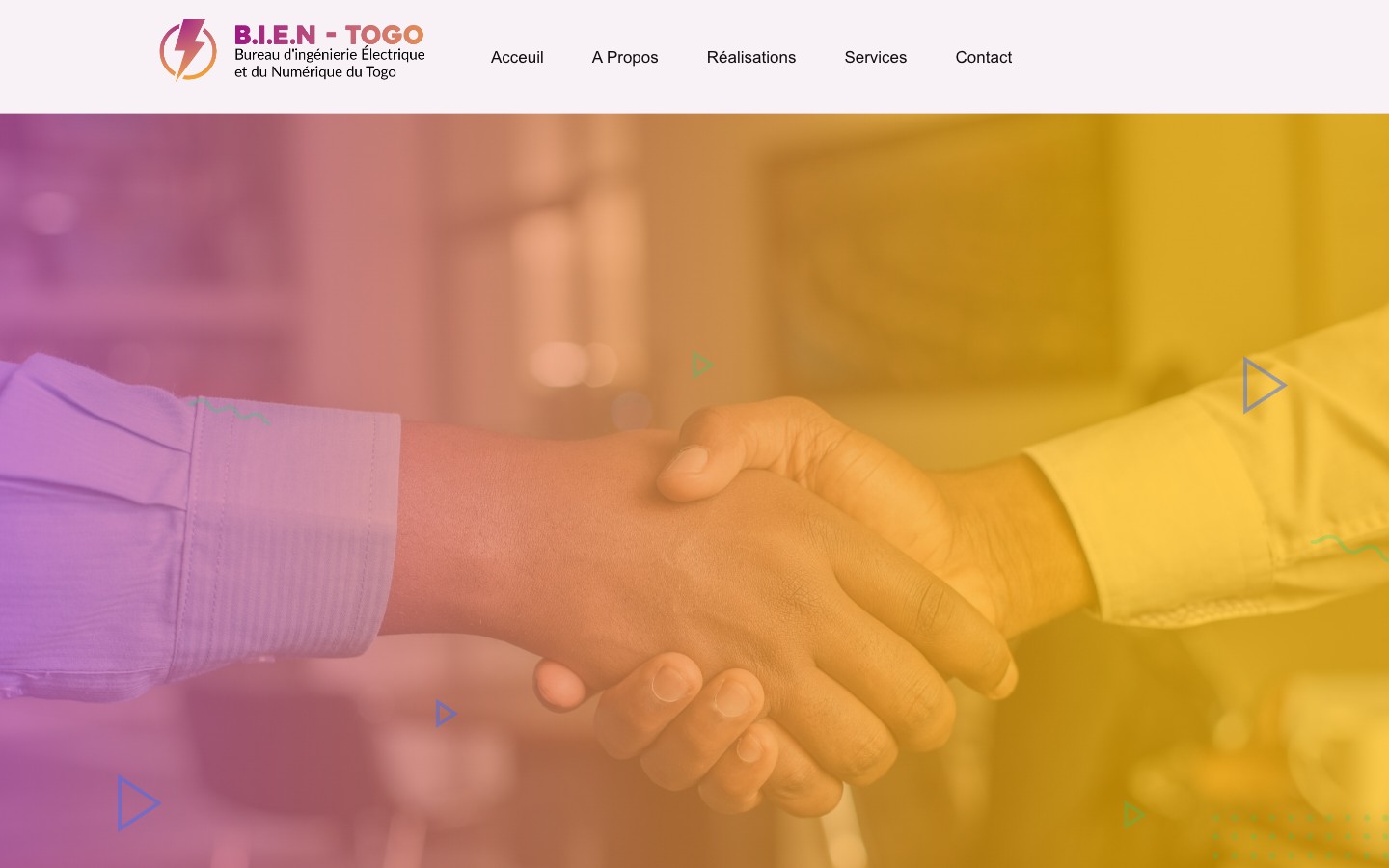 Aperçu — Site B.I.E.N Togo