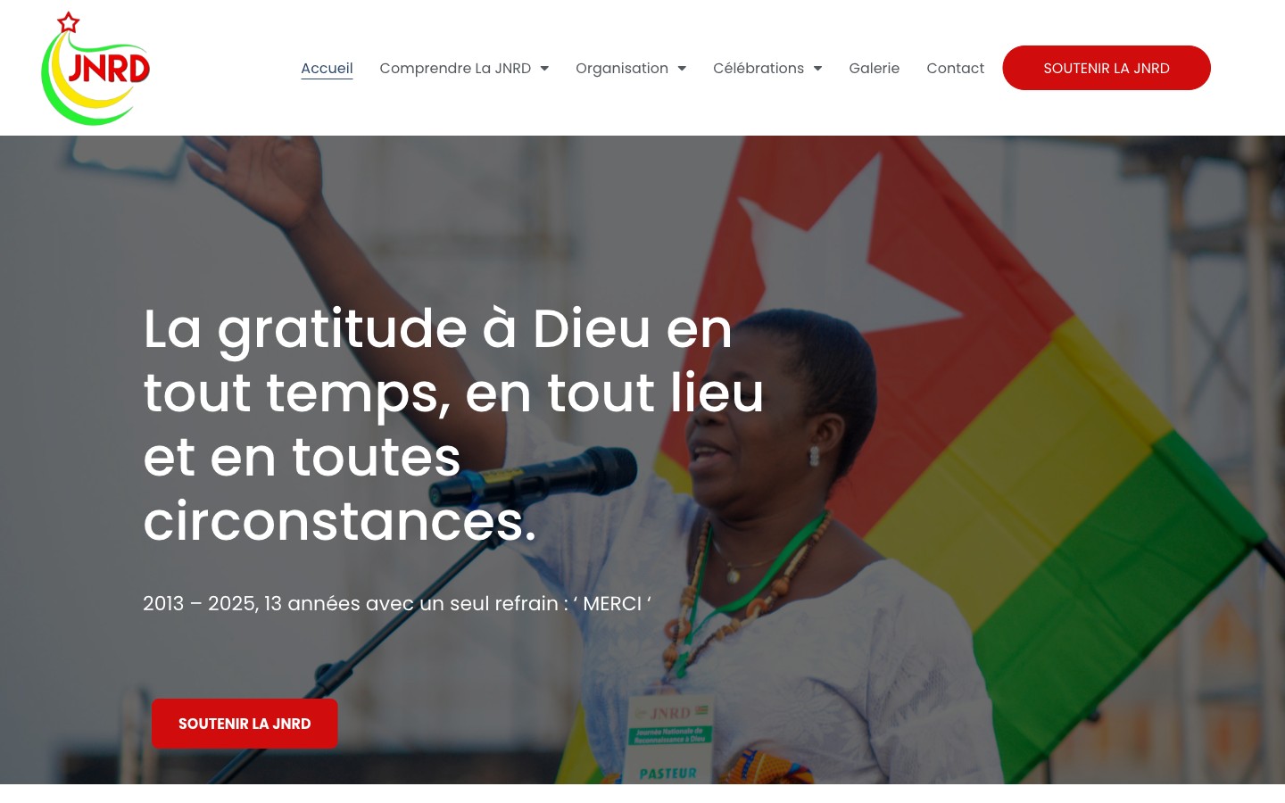 Aperçu — Site JNRD Togo